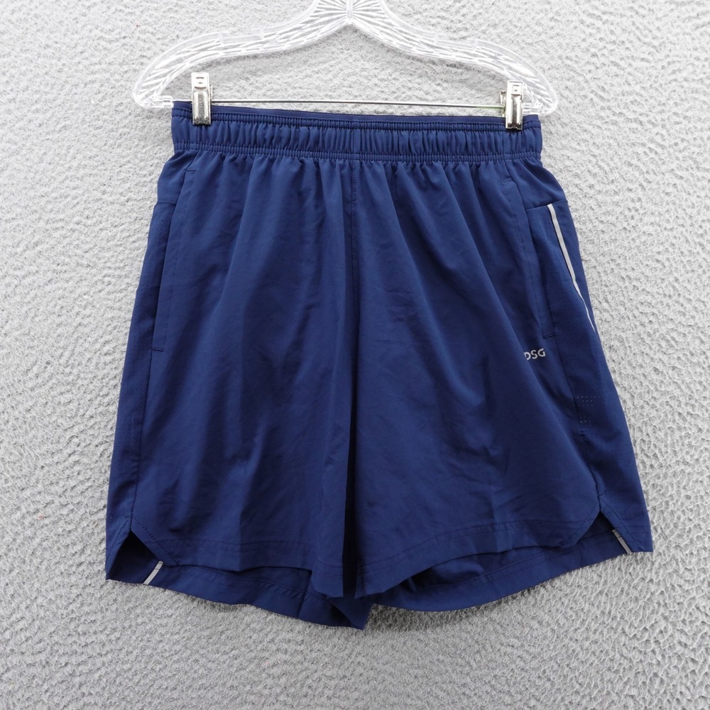 DSG Mens Stride Run Shorts University Navy Blue 7 Inch Inseam Small DAM21202 NWT
